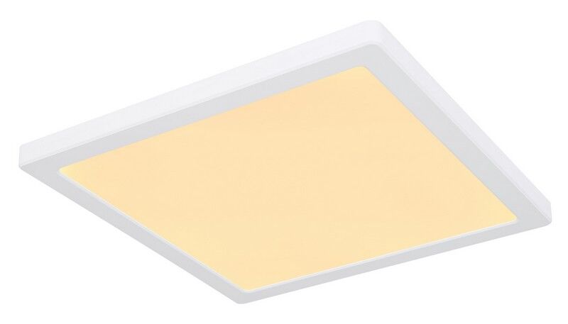 GLOBO 12380-24W LASSE stropné svietidlo LED 290x290mm 24W/2100lm 3000/4000/6500K biela, opál