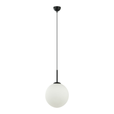 ITALUX PND-5578-1L-BK Deore závesné svietidlo 1xE27 D300mm čierna, biela