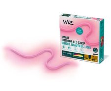 Philips WiZ Colors 8720169074859 Smart Outdoor Led LightStrip kit 5m Type C venkovní LED pás 24W/630lm 2700-5000K+RGB IP65 (adaptér IP44) bílá