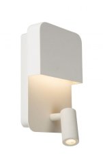 LUCIDE 79200/08/31 BOXER Nástěnné svítidlo LED 5w + 3W 375lm 3000K USB pot