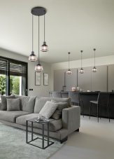 TRIO 362800132 TARIFA závěsné svítidlo D220mm 1xE27 černá matná