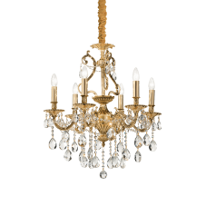 Závěsné svítidlo / Luster Ideal lux 060507 GIOCONDA SP6 ORO 6xE14 40W