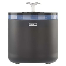 EMOS H6101 Vodní fontána Pet Care – 2,6 l, šedá, tichý provoz pro kočky a psy