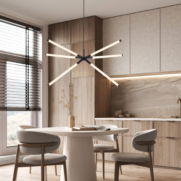 RABALUX 72168 Nivaro závesné svietidlo LED 36W/3150lm 3000K čierna, biela