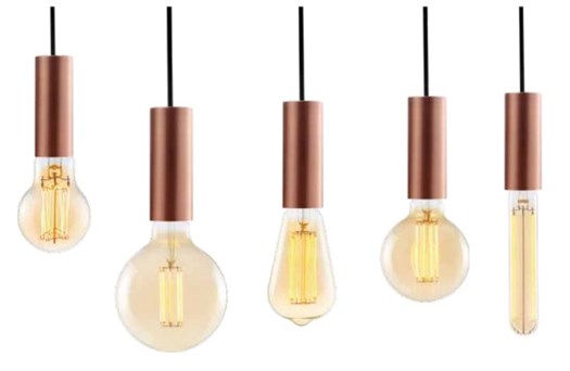 SYLVANIA 0044409 SlyPendant záves D74mm E27 25W meďená