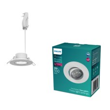 Zapuštěné svítidlo LED 4000K biela IP20 PHILIPS Cilantro Step 8721103037954