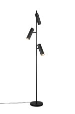 TRIO 467700332 SOKA stojacia lampa V1500mm 3xGU10 čierna