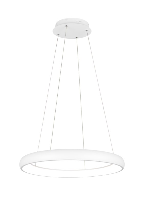 TRIO 349617531 CARDONA závěsné svítidlo D750mm SMD LED 59W/6900lm 2300+3000+4000K bílá matná, switchdimmer