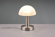 TRIO 599100107 FYNN II dotyková stolná lampička 1xE14 matný nikel/biela ON/OFF