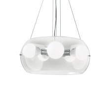 Závesné svietidlo Ideal lux 016863 AUDI-10 SP5 TRASPARENTE 5xE27 60W 3000K