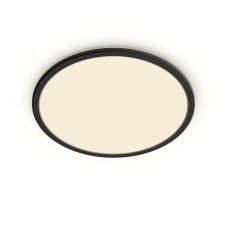 Philips 8719514327283 Super Slim CL550 stropní svítidlo LED D300mm 18W/1500lm 2700K IP44 černá SceneSwitch