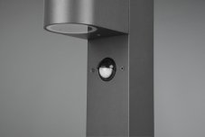 TRIO 414260142 ROYA exteriérový záhradný stĺpik so senzorom 1xGU10 V1000mm IP44 antracit