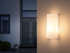 Venkovní nástěnné svítidlo 1x E27 biela IP44 GLOBO lighting PHELPS 32067