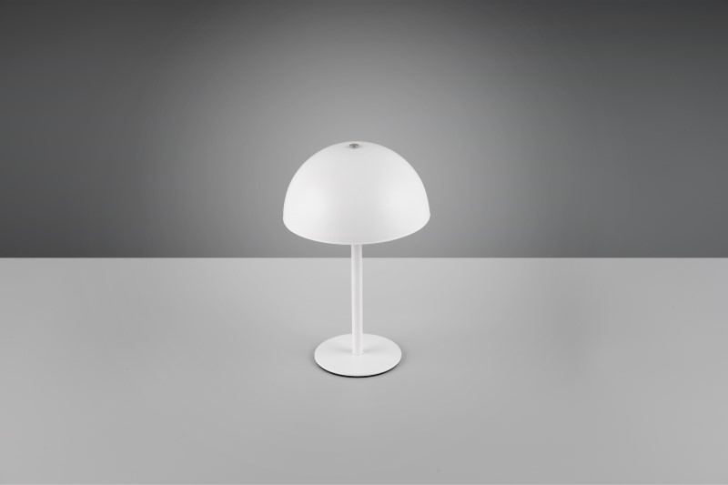 TRIO Reality R54891131 MUNOZ dotyková stolná lampička v210mm SMD LED 1,3W/120lm 3000K biela matná