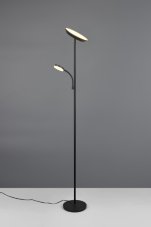 TRIO Reality R47842132 SPECTER stojacia lampa v1780mm SMD LED 17W/1900lm 2700+4000+6500K čierna matná