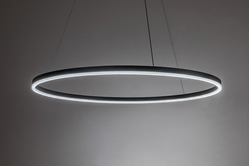 RABALUX 72302 Isaure závesné svietidlo D800mm LED 45W/3000lm 3000+4000+6500K čierna, biela