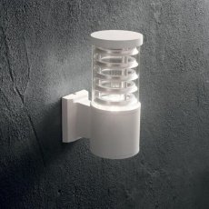 Exteriérové ​​nástěnné svítidlo Ideal lux 118659 Tronciu AP1 BIANCO 1xE27 60W IP44