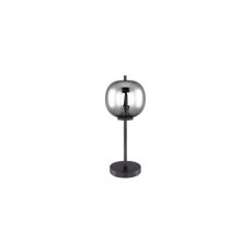 GLOBO 15345T BLACKY stolní lampa D185mm 1xE14 černá, kouřová