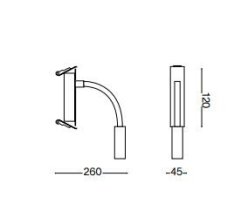 Ideal Lux 285320 IO zápustné nástenné svietidlo LED 3W/300lm 3000K biela