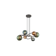 Závěsné svítidlo 6x G9 3000K šedá IP20 GLOBO lighting RIHA 56142-6H