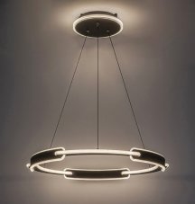RABALUX 72229 Sindri závesné svietidlo D600mm LED 45W/3200lm 3000+4000K čierna, biela, DIP switch