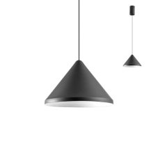 REDO 01-1986 EIKO závesné svietidlo D240mm LED 13W/656lm 3000K čierna
