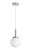 RABALUX 75007 Togo závesné svietidlo 1xE14 D150mm IP44 chróm, biela
