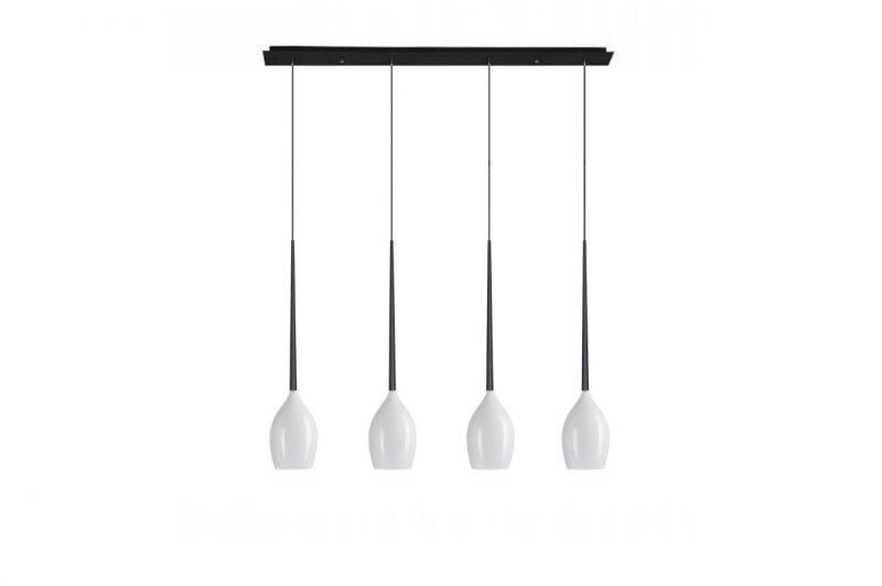 AZzardo AZ0101 DECOline Izzat 4 WHITE stropní závěsné svítidlo 4xE14 50W IP20 lesklá bílá