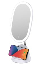 Immax 08970L FACE zrcadlo 3v1 LED 4W 70lm 4000-5000K, bílá, dotykové ovládání, noční podsvícení