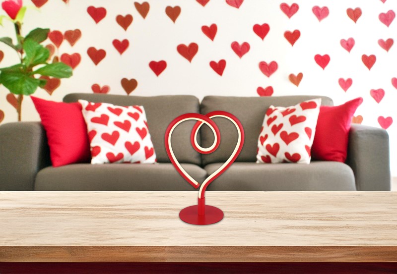 GLOBO 28054R AMORE dekoračné osvetlenie LED 6W 450/250lm 3000K červená