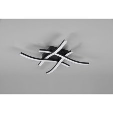 TRIO Reality R62474432 ROUTE stropní svítidlo SMD LED 4x5W/600lm 4000K černá matná