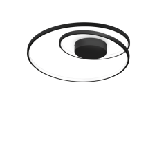 Ideal Lux 304526 OZ PL DALI stropné svietidlo LED D600mm 48W 5200/1920lm 3000K čierna