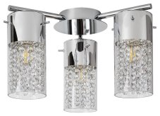 RABALUX 2195 Niagara stropné svietidlo 3xE14 IP44 chrómová, priehľadná