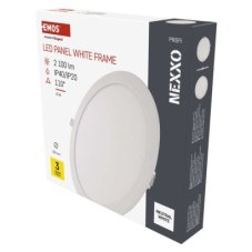 EMOS ZD1155 NEXXO LED stropné zápustné svietidlo 300mm 25W 2100lm 4000K biela