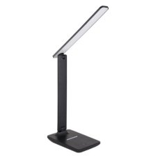 GLOBO 58400S BULLA dotykové stolové svítidlo LED 5W/400lm 3000-4500-6000K černá imitace kože, stmívatelné