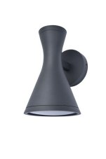 LUTEC 5206701012 BRUND exteriérové nástěnné svítidlo GU10 2x15W IP44 matná černá