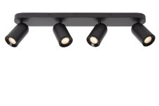 LUCIDE 13958/04/30 PUNCH stropní bodové svítidlo/spot 4xGU10 černá
