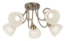 Stropní svítidlo 5x E27 bronzová IP20 Rabalux PALOMINA 71482