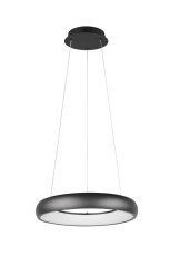 TRIO 349614532 CARDONA závěsné svítidlo D460mm SMD LED 29W/3300lm 2300+3000+4000K černá matná, switchdimmer