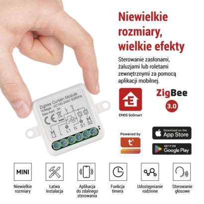 EMOS H5109 GoSmart modul motoru 1-kanálový ZigBee