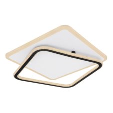 GLOBO 48018-55 LEVANA stropní svítidlo LED 55W/3200lm 3000-6000K bílá, černá, opál, stmívatelné, dálkové ovládání