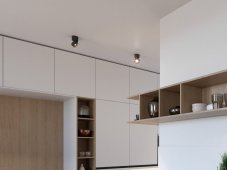 LED2 11508233DT KLIP ON stropní povrchové bodové svítidlo LED D77mm 11W/770lm 2700K TRIAC černá, černá