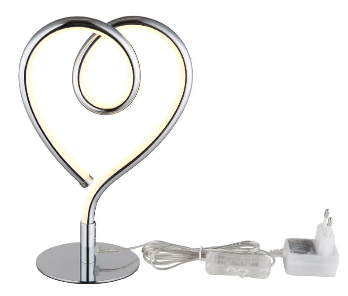 GLOBO 28054C AMORE dekoračné osvetlenie LED 6W 450/250lm 3000K chrómová