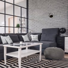 RABALUX 6969 Willow nástenné svietidlo LED 12W/750lm 4000K matná čierna, biela