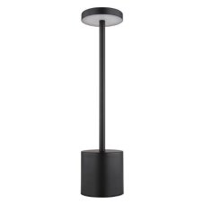 GLOBO 21019B POLINA dotyková stolná lampička V340mm LED 1,2W/138lm 2000+7000+3500K čierna, biela, vrátane batérie CR18650 1200mAh, USB kábel