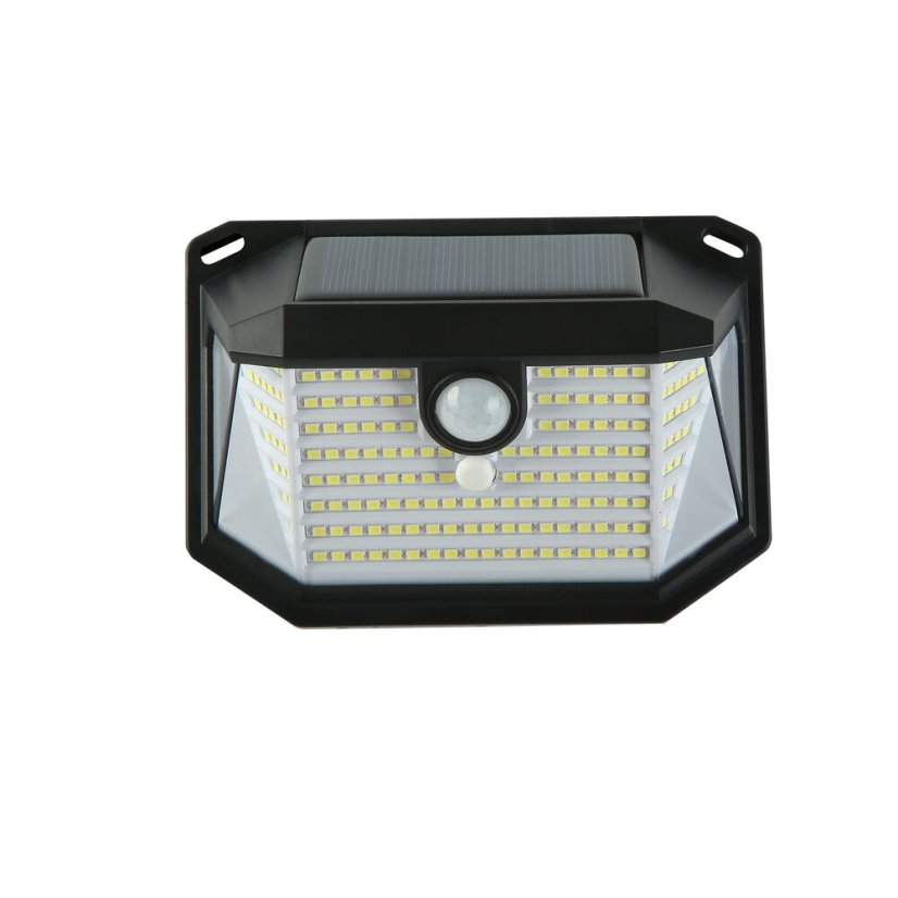 Immax 08486L IMMAX SIDE vonkajšie solárne nástenné svietidlo LED 4W/300lm 6000K, IP65, PIR senzor, čierna