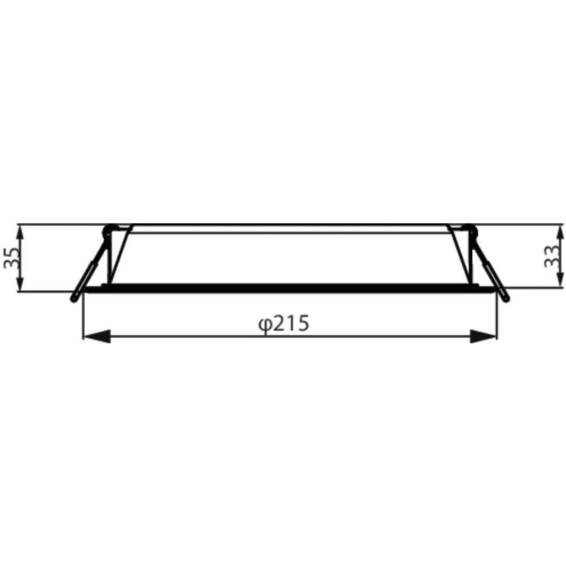 Philips 59471 MESON 200 zápustné svítidlo LED D215mm 23,5W 2550/1900lm 6500K bílá 8720169231061