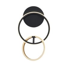 LED nástěnné svítidlo 950 lm 3000+4000+6000K černá, zlaté Zuma Line RANDO 20002W-GD