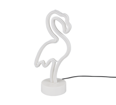 TRIO reality R55240101 FLAMINGO USB Dekoračné svietidlo 150mm LED 1X1W Biela