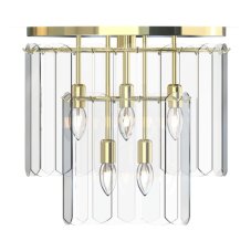 Stropné svietidlo 43 cm 8x E14 zlaté Zuma Line NIRA MX3523-8M-EGN
